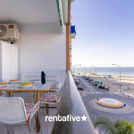 Rentafive - Vistas Al Mar - Ascensor - Aa - Terraz Appartement
